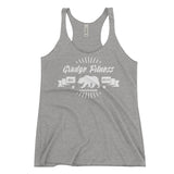 Cali Bear Grudge Ladies' Triblend Racerback Tank