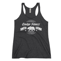 Cali Bear Grudge Ladies' Triblend Racerback Tank