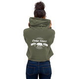 Cali Bear Grudge Crop Hoodie